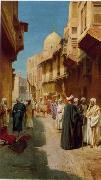 unknow artist Arab or Arabic people and life. Orientalism oil paintings  437 oil on canvas